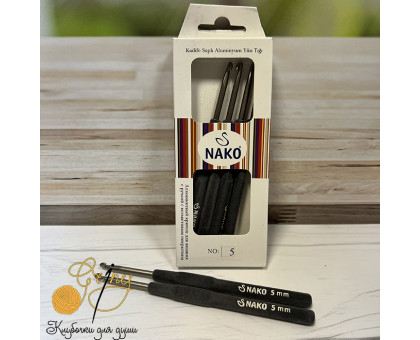 Nako Крючок 5,0 с вельветовой ручкой
