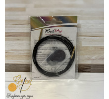 Knit Pro Тросики 150 см Black Gold