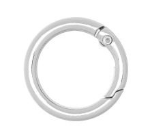 Кольцо разъемное круг 25 мм (никель)