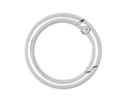 Кольцо разъемное круг 25 мм (никель)